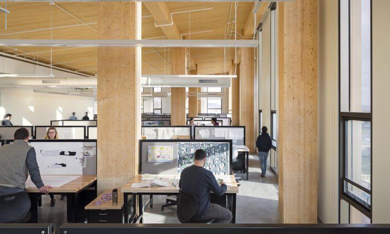 约翰W. Olver Design Building at UMass Amherst interior office